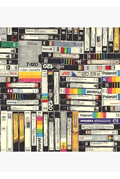 Universal Дървен декоративен плакат VHS