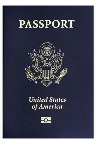 Universal Διακοσμητική ξύλινη αφίσα με σχέδιο ταξιδιωτικού διαβατηρίου ΗΠΑ