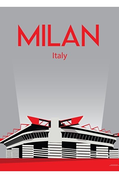 Universal Милано, Италия, Плакат за пътуване до града, Картина, Дървен плакат...