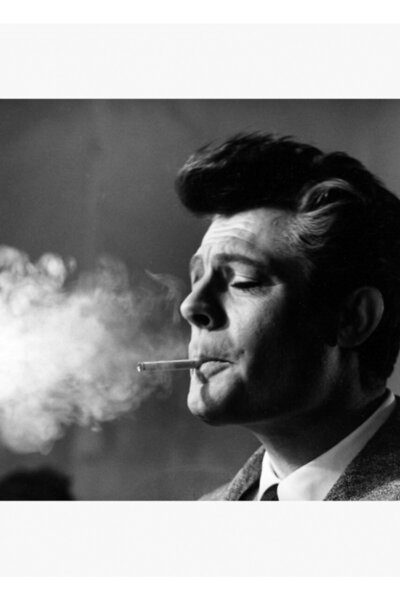 Universal Μαρσέλο Μαστροϊάνι Ξύλινη Διακοσμητική Αφίσα Ζωγραφικής