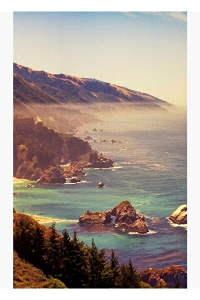 Universal Poster decorativ din lemn Big Sur