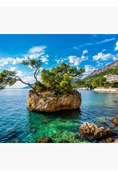 Universal Poster decorativ din lemn Brela Tablo