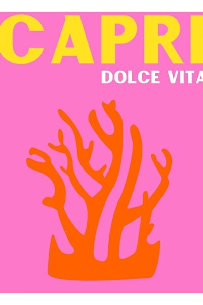 Universal Tablou Capri Poster din lemn decorativ