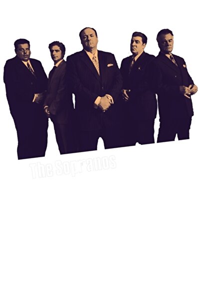 Universal Poster decorativ din lemn Sopranos