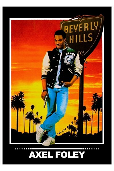 Universal Διακοσμητική ξύλινη αφίσα ζωγραφικής Axel Foley