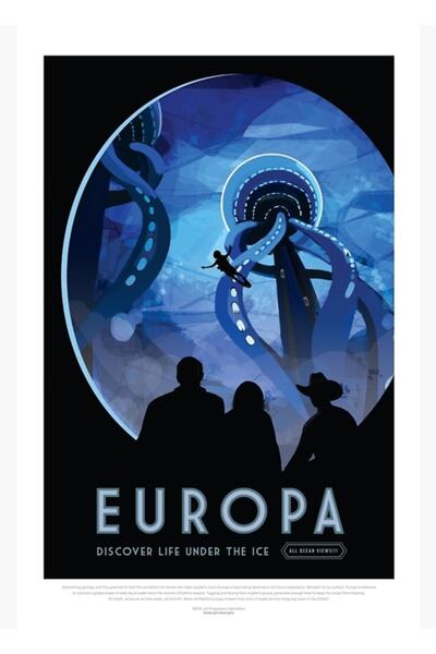 Universal Ευρώπη - Ταξιδιωτικό Γραφείο Εξωγήινων Πλανητών, Αφίσα Ταξιδιών Jpl...