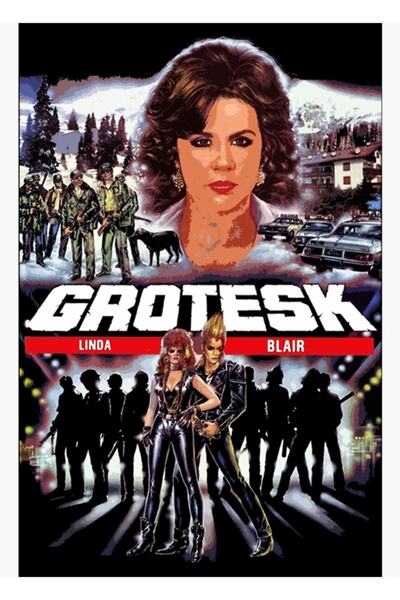 Universal Γκροτέσκη Ξύλινη Αφίσα Ζωγραφικής Διακοσμητική