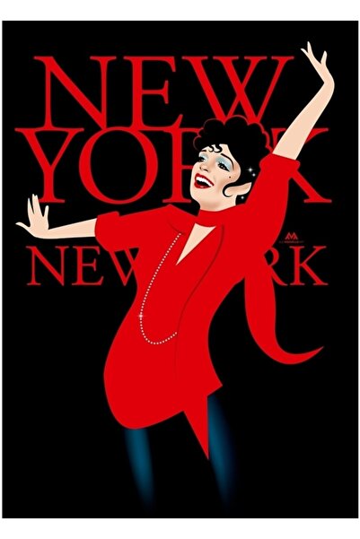 Universal Διακοσμητική ξύλινη αφίσα Νέας Υόρκης