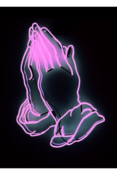 Universal Γυαλιστερή ξύλινη αφίσα προσευχών, διακοσμητική