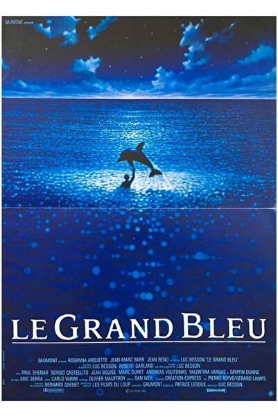 Universal Le Grand Bleu Ξύλινη Διακοσμητική Αφίσα Τέχνης