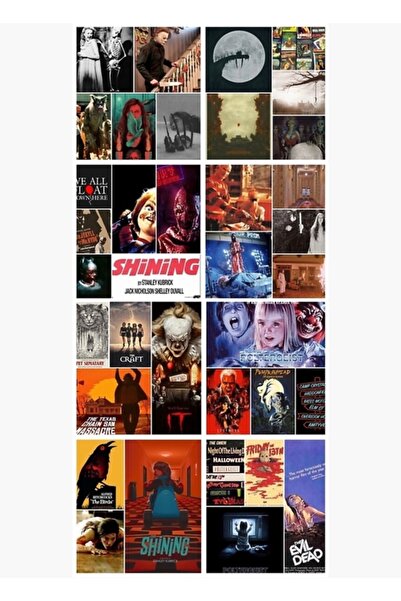 Universal Κολάζ τρόμου Ξύλινη Διακοσμητική Αφίσα