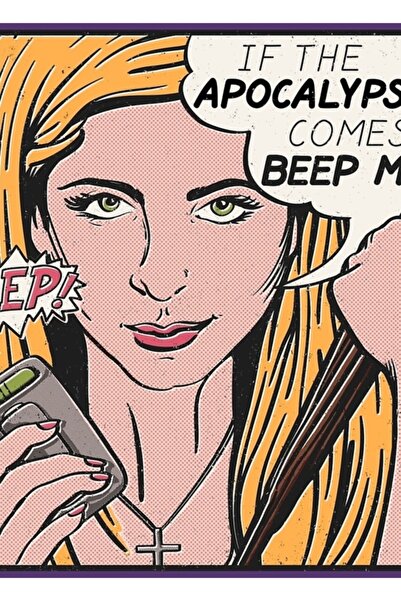 Universal Πίνακας Ποπ Αρτ Σλέιερ, Ξύλινη Διακοσμητική Αφίσα