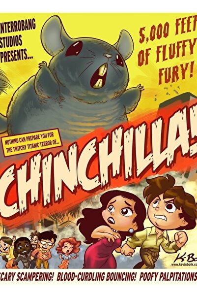 Universal Şinčila! Tablou decorativ din lemn, tip poster