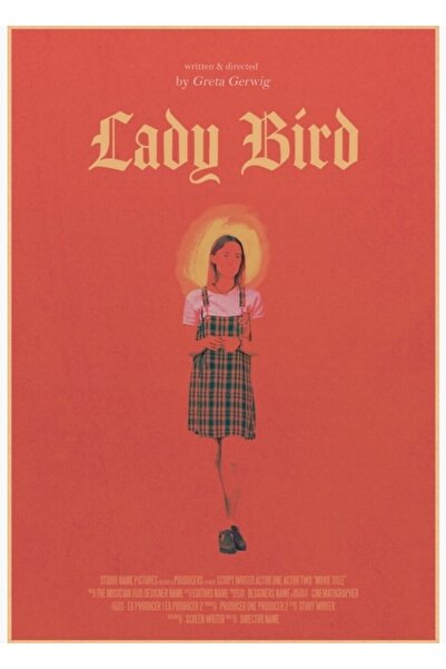 Universal Декоративен дървен плакат-картина от филма  "Леди Бърд "