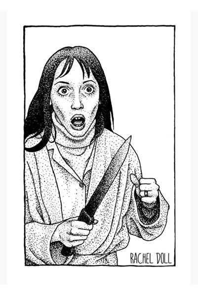 Universal Διακοσμητική ξύλινη αφίσα ζωγραφικής τέχνης Shelley Duvall