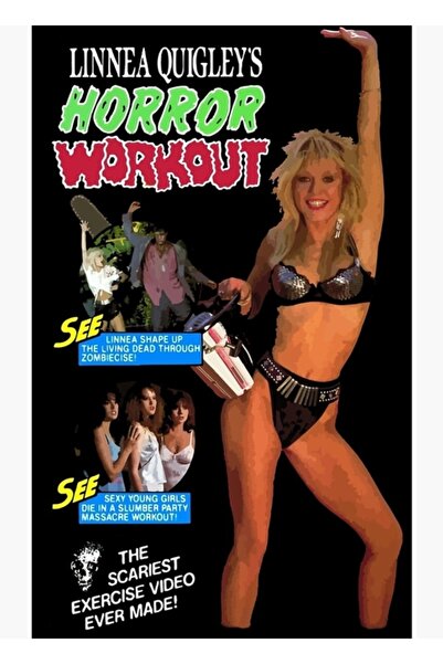 Universal Διακοσμητική ξύλινη αφίσα με τον πίνακα άσκησης τρόμου της Linnea Q...