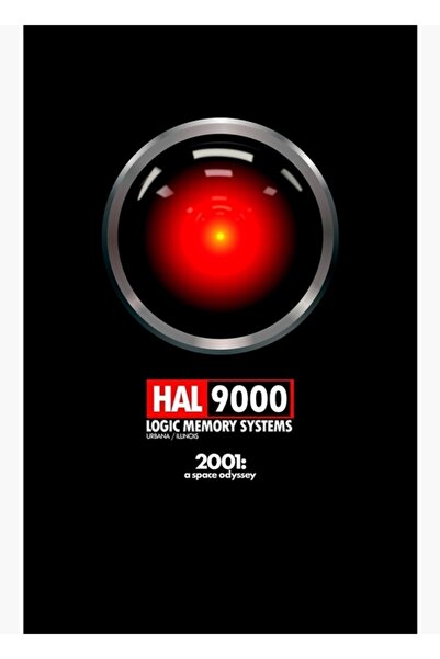Universal Hal 9000 - Ξύλινη Διακοσμητική Αφίσα Τέχνης Kubrick