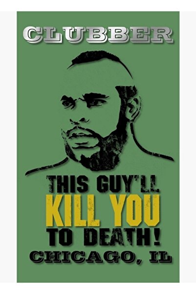 Universal Poster decorativ din lemn Clubber Lang, argintiu, pentru pictură pe...