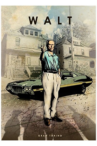 Universal Walt Kowalski - Ford Gran Torino - Tablou cu legendele mașinilor Po...