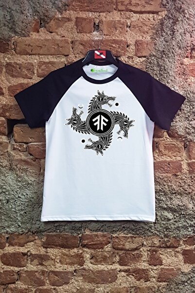 ScubaPromoTurkey Amon Amarth majica sa pet raglan rukava, organski štampana p...