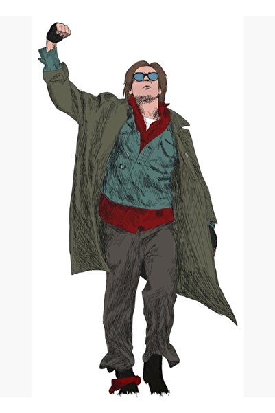 Universal Ξύλινη διακοσμητική αφίσα με την επιγραφή "Κάνε με να γίνω ψάρι από...