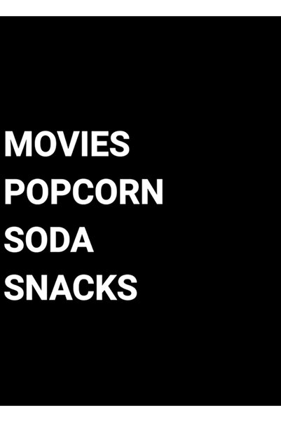 Universal Filme, Popcorn, Sodă și Gustări, Poster decorativ din lemn