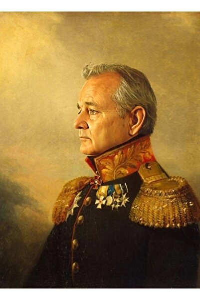 Universal Tablou decorativ din lemn cu Bill Murray