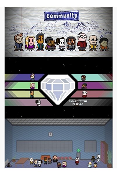 Universal Κοινότητα - Πλήρης Ξύλινη Αφίσα Ζωγραφικής, Διακοσμητική Ξύλινη Αφίσα