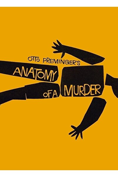 Universal Анатомия на убийството Картина Дървен плакат Декоративен