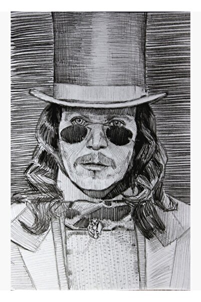 Universal Gary Oldman Dracula Pen Cross Contour Shading Tableau Poster din le...