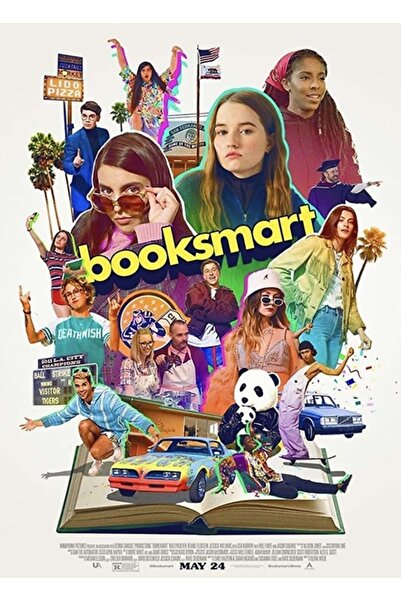 Universal Дървена декоративна табела/плакат Booksmart