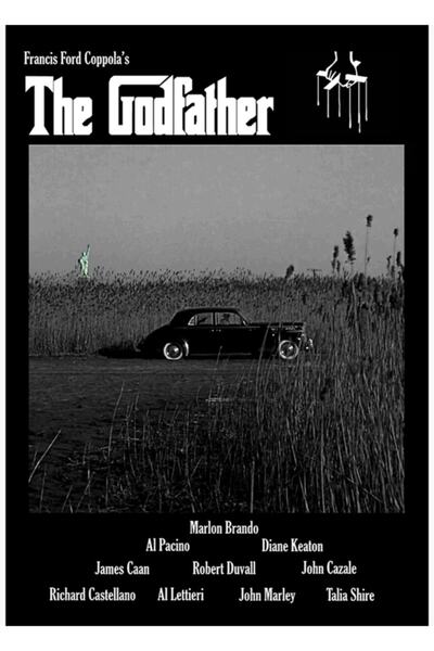 Universal Декоративен дървен плакат-картина от филма  "Кръстникът "