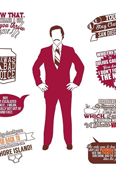 Universal Citate Anchorman - Amuzante - Filme - Filmuri - Poster decorativ di...