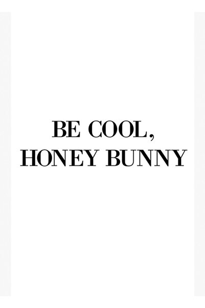 Universal Fii cool, Honey Bunny Tablo Poster decorativ din lemn