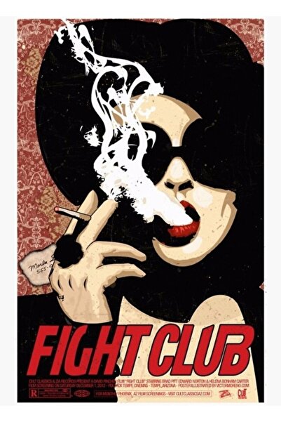 Universal Марла Сингър Плакат на "Клубът на бойците " Дървен декоративен плакат