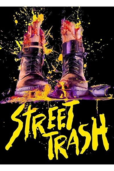 Universal Διακοσμητική Ξύλινη Αφίσα Τραπεζογραφίας Σκουπιδιών του Δρόμου