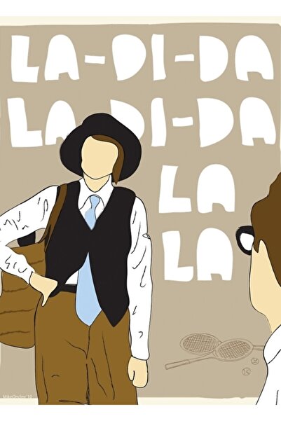 Universal Ξύλινη Διακοσμητική Αφίσα Τέχνης La Di Da