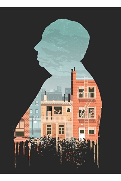 Universal Desenul lunetei din spate de Alfred Hitchcock, afiș decorativ din l...