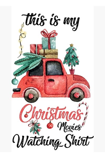 Universal Дървен декоративен плакат за маса за гледане на коледни филми