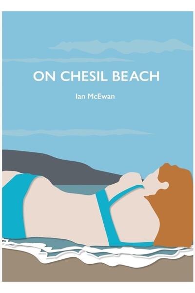 Universal Coastă de Chesil cu Ian Mcewan, poster retro de călătorie, tablou d...