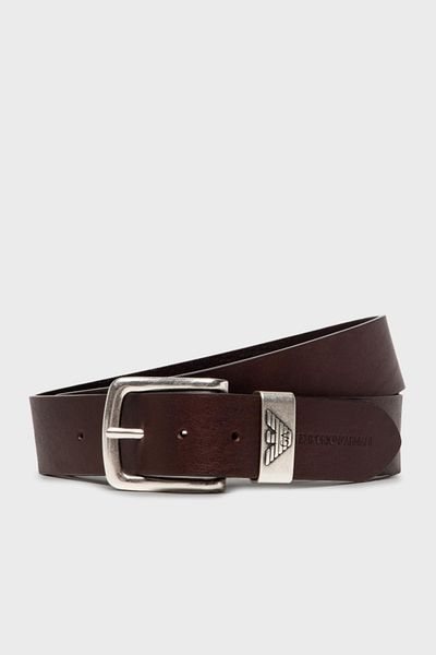 Emporio Armani Με λογότυπο Γνήσιο Δερμάτινο Ανδρική Ζώνη Y4s201 Ydd6g 80005