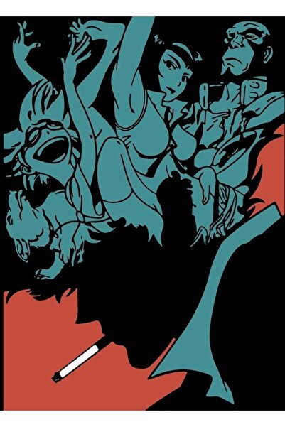 Universal Kauboj Bebop Retro Vintage Slika Drveni Poster Dekorativni