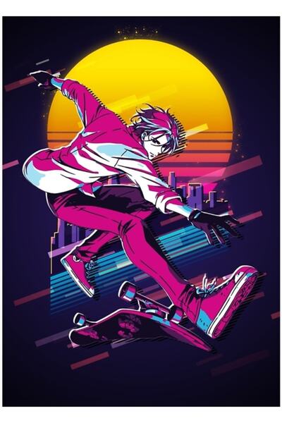 Universal Sk8 The Infinity - Langa *Ρετρό της δεκαετίας του '80* Ξύλινη Διακο...