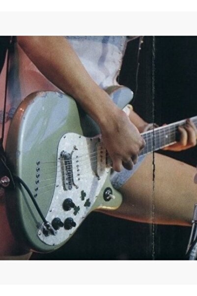 Universal Ρετρό Ξύλινη Διακοσμητική Αφίσα με Σχέδιο Κιθάρας