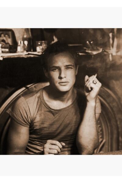 Universal Filmul vechi de la Hollywood Marlon Brando Tablou retro vechi Poste...