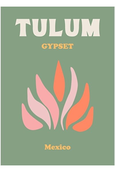 Universal Poster Tulum Assouline, culoare verde pastel, imprimare retro, post...