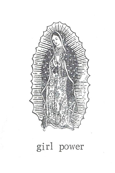 Universal Γκουαδελούπε Παρθένος Παρθένος της Δύναμης των Κοριτσιών, Ξύλινη Δι...