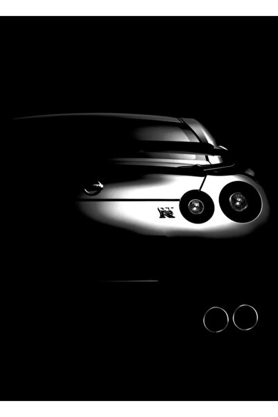 Universal Poster decorativ din lemn pentru masă Nissan Gtr R35