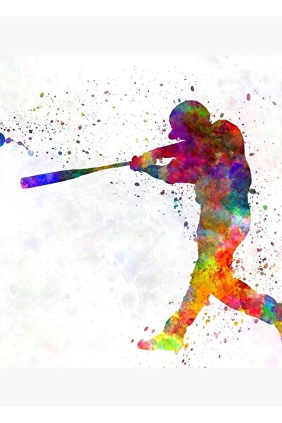 Universal Επιτραπέζια ξύλινη αφίσα διακοσμητική: Ένας παίκτης του μπέιζμπολ χ...