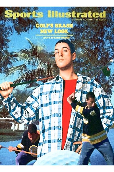 Universal Sports Illustrated Happy Gilmore Εικονογράφηση Εξωφύλλου Ξύλινη Δια...